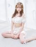 画像27: 【ビキニ】【水着】袖付きシャーリングトップス 4点セット【予約 / 7月上旬発送予定】[YMT]
