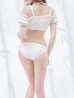 画像36: 【ビキニ】【水着】袖付きシャーリングトップス 4点セット【予約 / 7月上旬発送予定】[YMT]