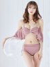 画像1: 【ビキニ】【水着】ハイウエストビッグラメリボン&ビジューキャミソールビキニ 2点セット【予約 / 7月中旬発送予定】[YMT] (1)