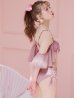 画像10: 【ビキニ】【水着】ハイウエストビッグラメリボン&ビジューキャミソールビキニ 2点セット【予約 / 7月中旬発送予定】[YMT]