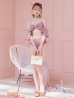 画像20: 【ビキニ】【水着】ハイウエストビッグラメリボン&ビジューキャミソールビキニ 2点セット【予約 / 7月中旬発送予定】[YMT]