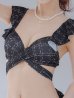 画像17: 【即日発送！】【ビキニ】バックリボン肩フリルツイード柄ビキニ 2点セット【水着】[YMT]