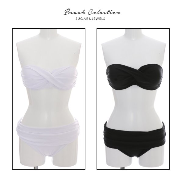 画像21: 【即日発送】【水着セール】【水着】ベーシックバンドゥホルタービキニ[YMT]