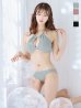 画像5: 【ビキニ】【水着】ホルターネックリブシンプルビキニ 2点セット【予約/7月上旬発送予定】[YMT]