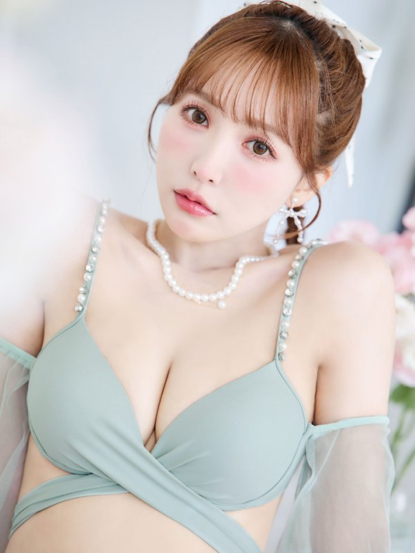 画像15: 【即日発送】【ビキニ】【水着】ふんわりシアー長袖ビキニ 2点セット[YMT]