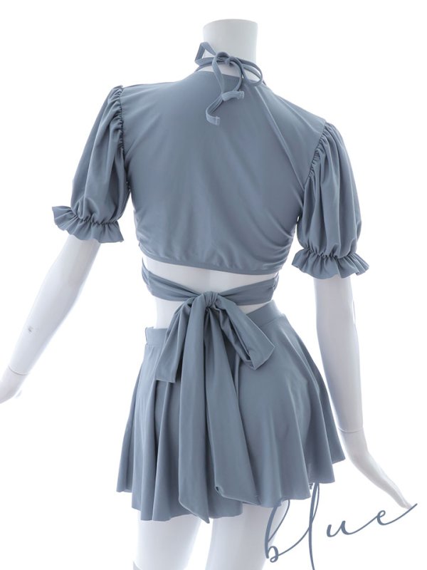 画像34: 【即日発送】【ビキニ】【水着】羽織＆スカート付き4WAYビキニ 4点セット[YMT]