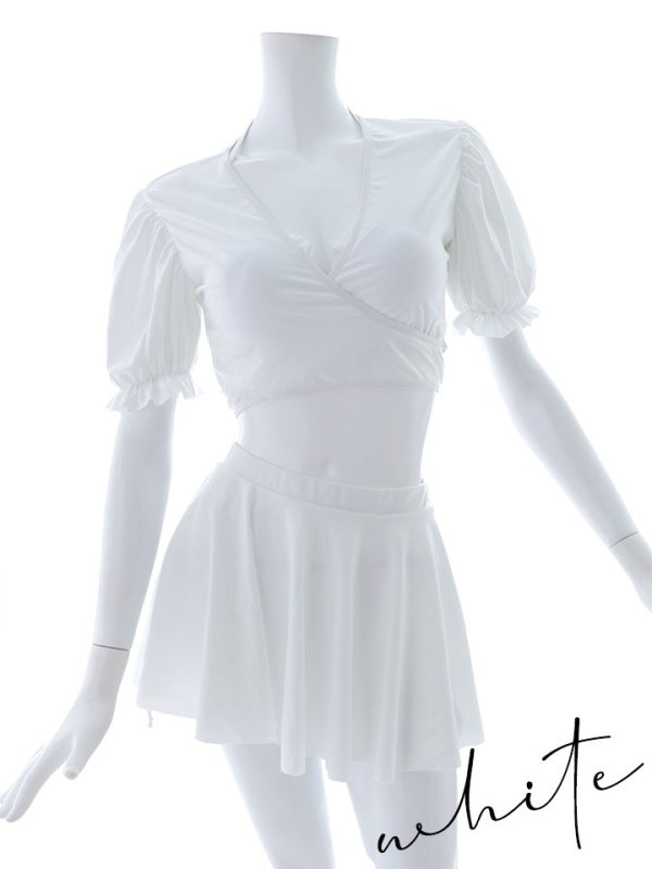 画像37: 【即日発送】【ビキニ】【水着】羽織＆スカート付き4WAYビキニ 4点セット[YMT]