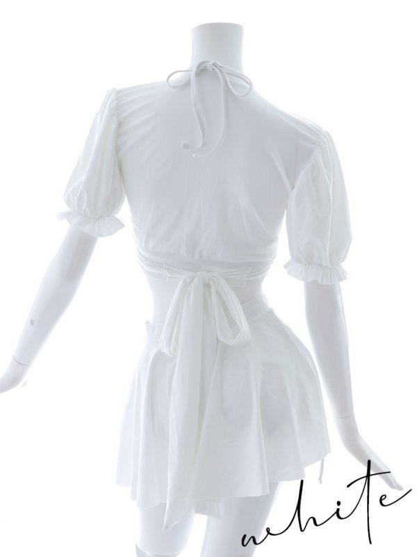 画像38: 【即日発送】【ビキニ】【水着】羽織＆スカート付き4WAYビキニ 4点セット[YMT]