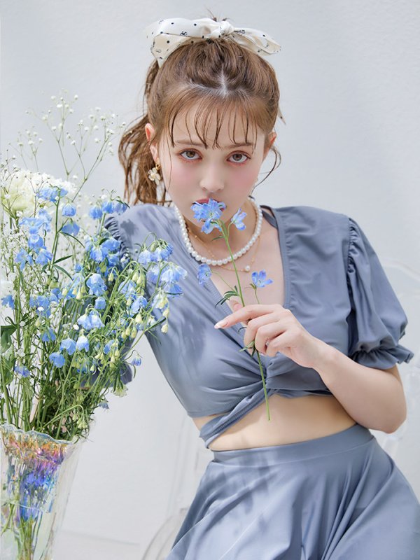 画像24: 【即日発送】【ビキニ】【水着】羽織＆スカート付き4WAYビキニ 4点セット[YMT]