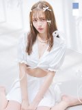 【ビキニ】【水着】羽織＆スカート付き4WAYビキニ 4点セット【一部予約 / 7月上旬発送予定】[YMT]