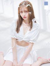 【ビキニ】【水着】羽織＆スカート付き4WAYビキニ 4点セット【一部予約 / 7月上旬発送予定】[YMT]