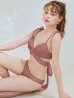 画像5: 【ノベルティ対象】【予約 / 6月中旬発送予定】【ビキニ】【水着】バッククロスリボンワンカラービキニ 2点セット [YMT]