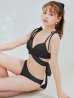 画像8: 【ノベルティ対象】【予約 / 6月中旬発送予定】【ビキニ】【水着】バッククロスリボンワンカラービキニ 2点セット [YMT]