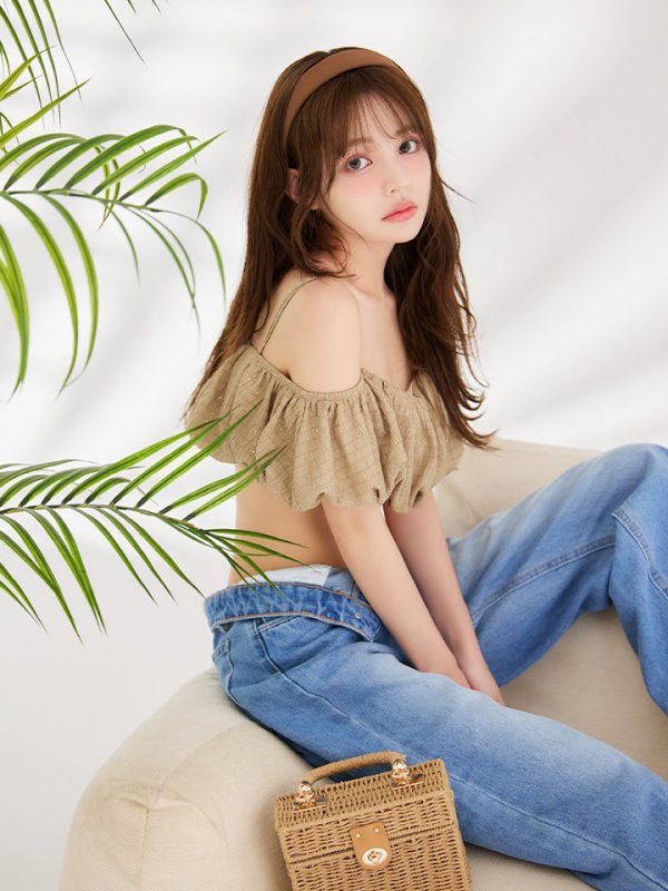 モデル：ちぃぽぽ　身長158cm　着用サイズ：Sサイズ