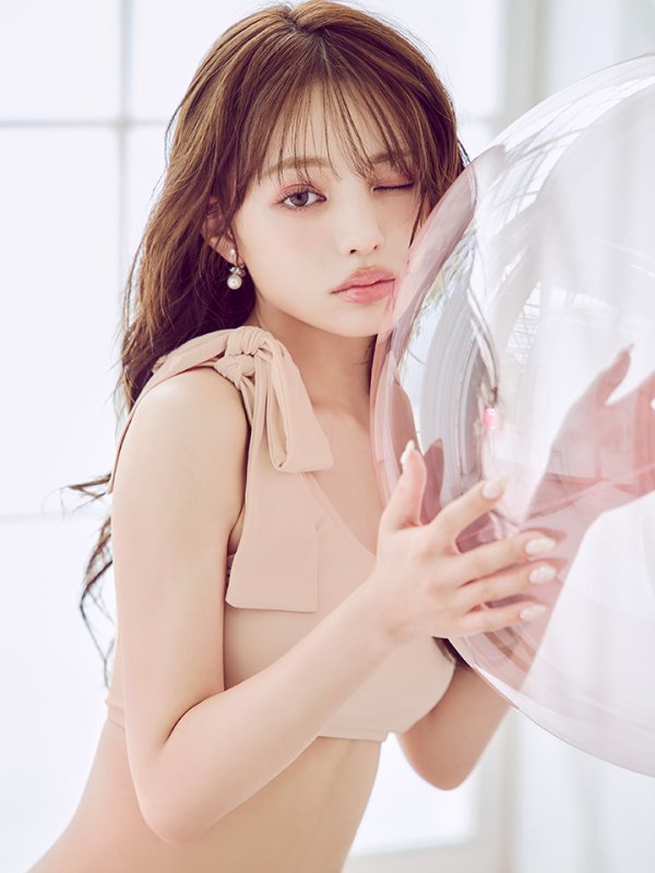 画像13: 【即日発送】【ビキニ】【水着】ワンショルリボンビキニ 2点セット [YMT]