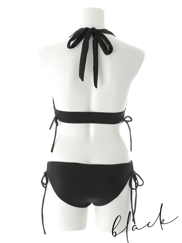 画像23: 【即日発送】【ビキニ】【水着】ホルターネックビジュービキニ 2点セット [YMT]