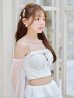 画像16: 【ビキニ】【水着】フリルティアードチュールリボンビキニ 3点セット[YMT]