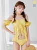 画像4: 【予約 / 6月下旬発送予定】【ビキニ】【水着】 フリルシフォン×オフショルダー ビキニ 2点セット[YMT]
