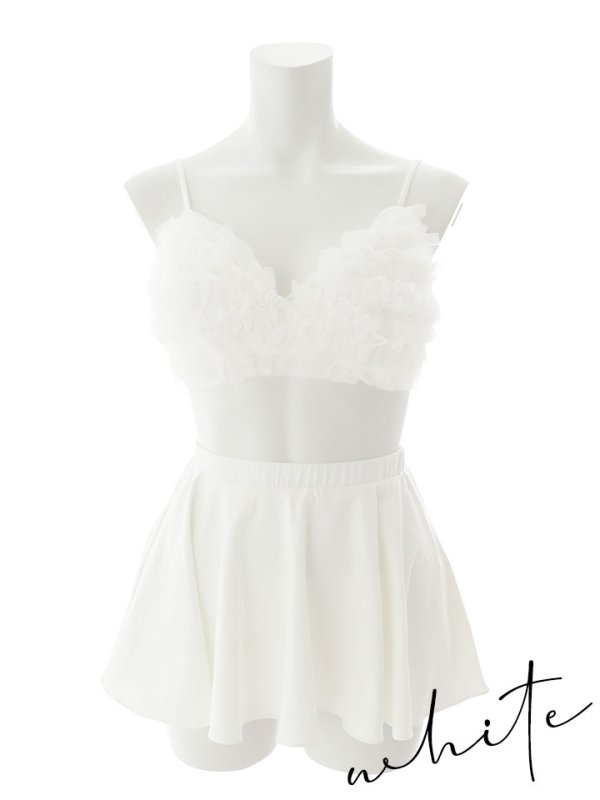 画像43: 【即日発送】【MISTREASS×sugarコラボビキニ】【水着】チュールフレアスカートビキニ 3点セット[YMT]