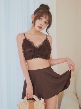 【即日発送】【MISTREASS×sugarコラボビキニ】【水着】チュールフレアスカートビキニ 3点セット[FB01]