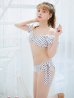 画像9: 【予約 / 6月下旬発送予定】【ビキニ】【水着】ドットリボン2WAYビキニ 2点セット [YMT]