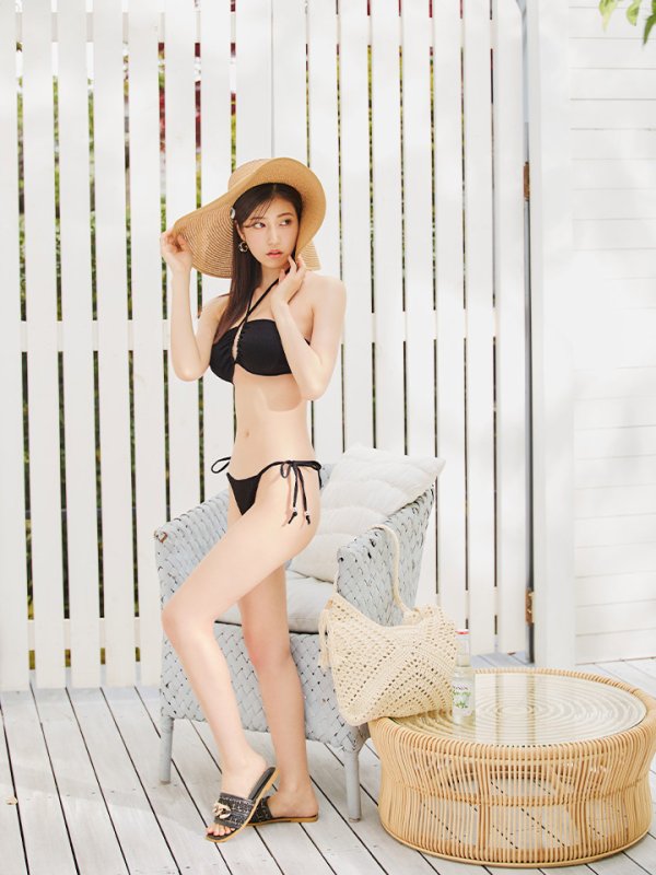 画像19: 【即日発送】【ビキニ】【水着】ホルターネックヘルシービキニ 2点セット[YMT]