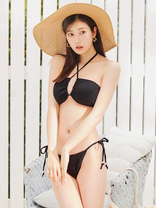 画像8: 【即日発送】【ビキニ】【水着】ホルターネックヘルシービキニ 2点セット[YMT]