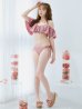 画像20: 【予約 / 6月下旬発送予定】【ビキニ】【水着】ビジューオフショルダーフリルビキニ 2点セット[YMT]