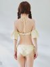 画像23: 【予約 / 6月下旬発送予定】【ビキニ】【水着】ビジューオフショルダーフリルビキニ 2点セット[YMT]