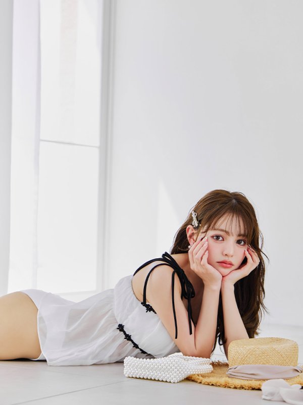 モデル：ちぃぽぽ　身長158cm　着用サイズ：Sサイズ