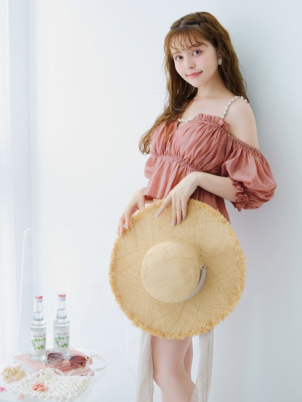 画像9: 【即日発送】【ビキニ】【水着】 パフスリーブフリルビキニ  2点セット[FB01]M282dzp