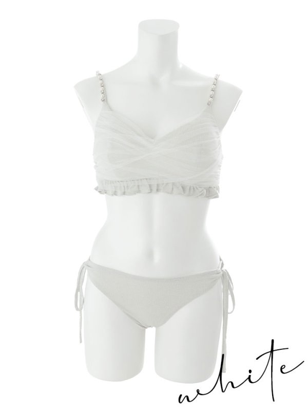 画像34: 【即日発送】【ビキニ】【水着】ラメチュールバックリボンビキニ [FB01]