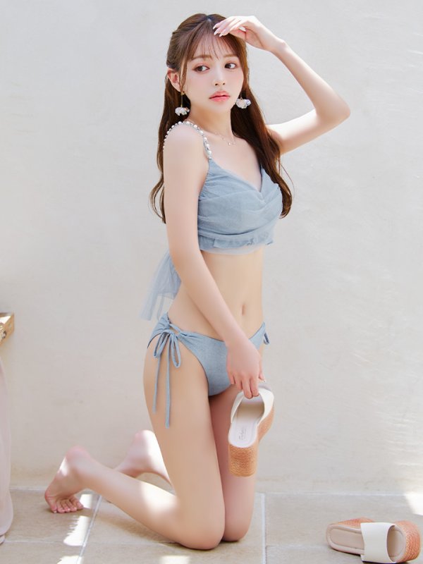 画像28: 【即日発送】【ビキニ】【水着】ラメチュールバックリボンビキニ [FB01]