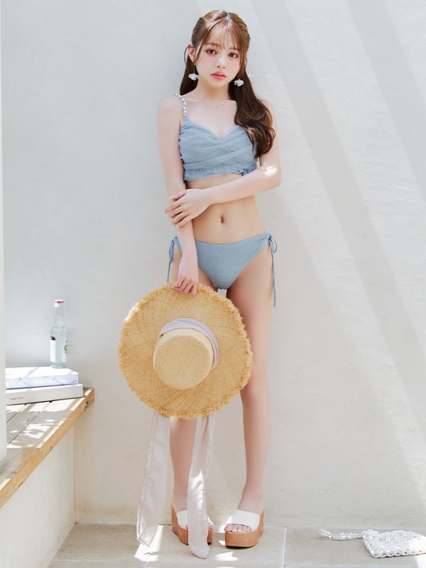 画像20: 【即日発送】【ビキニ】【水着】ラメチュールバックリボンビキニ [FB01]