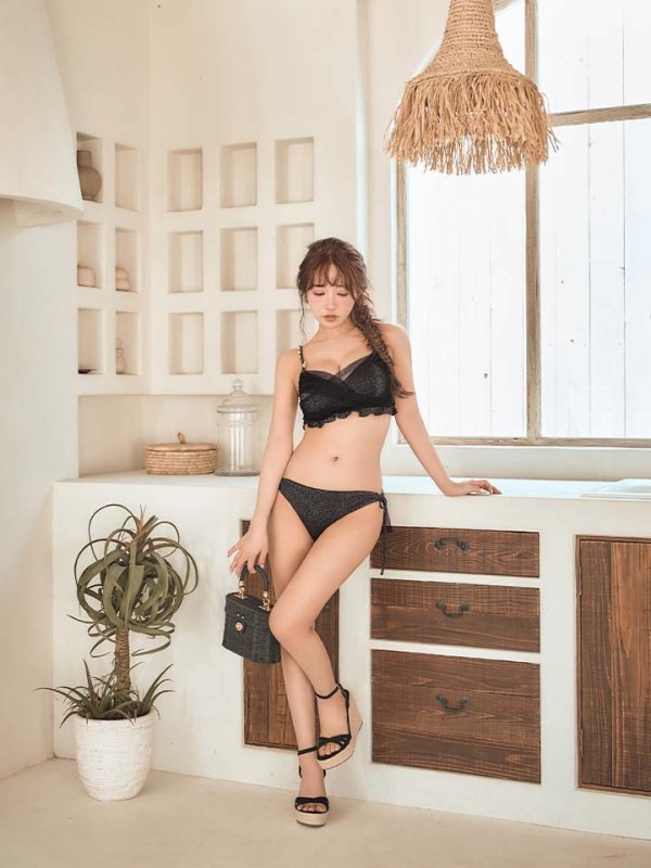画像25: 【即日発送】【ビキニ】【水着】ラメチュールバックリボンビキニ [FB01]【一部予約商品/6月上旬発送予定】