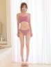 ピンク モデル：吉木千沙都　身長158cm　着用サイズ：Sサイズ