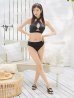 画像11: 【予約 / 6月下旬発送予定】【ビキニ】【水着】クロスホルターネックビキニ 2点セット [YMT]