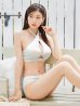 画像1: 【予約 / 6月下旬発送予定】【ビキニ】【水着】クロスホルターネックビキニ 2点セット [YMT] (1)