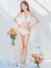 画像16: 【予約 / 6月下旬発送予定】【ビキニ】【水着】クロスホルターネックビキニ 2点セット [YMT]