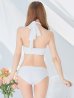 画像24: 【予約 / 6月下旬発送予定】【ビキニ】【水着】クロスホルターネックビキニ 2点セット [YMT]