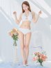 画像7: 【予約 / 6月下旬発送予定】【ビキニ】【水着】クロスホルターネックビキニ 2点セット [YMT]