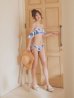 画像5: 【ビキニ】【水着】オフショル花柄リゾートビキニ 2点セット [FB01]【予約 / 6月中旬発送予定】 (5)