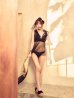 ブラック　モデル：三上悠亜　身長：159cm　着用サイズ：Sサイズ