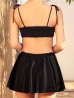 ブラック　モデル：三上悠亜　身長：159cm　着用サイズ：Sサイズ