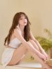 アイボリー　モデル：吉木千沙都（ちぃぽぽ）身長：158cm　着用サイズ：Fサイズ