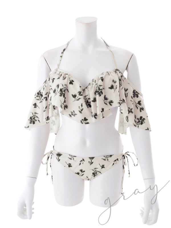 画像21: 【ビキニ】【水着】小花柄オフショルビキニ[FB01]【予約 / 6月上旬発送予定】