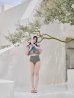 画像6: 【ビキニ】【水着】フリル×バイカラー・ハイウエストビキニ 2点セット 2点セット[FB01]【予約 /6月上旬発送予定】 (6)