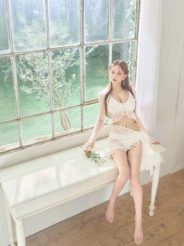 画像14: 【即日発送!】【ビキニ】【水着】Solle echo swimwear 4点セット[FB01]