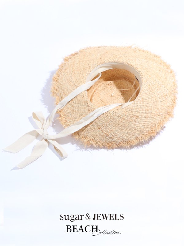 画像6: 【即日発送】【水着小物：帽子】麦わら帽子 / ハット / 帽子 / リボン [YMT]