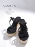 画像1: 【即日発送】【水着小物：ビーチサンダル】モードウェッジサンダル (1)